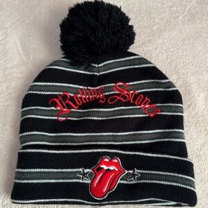 The ROLLING STONES Pom Pom Beanie  Hat One Size Unisex